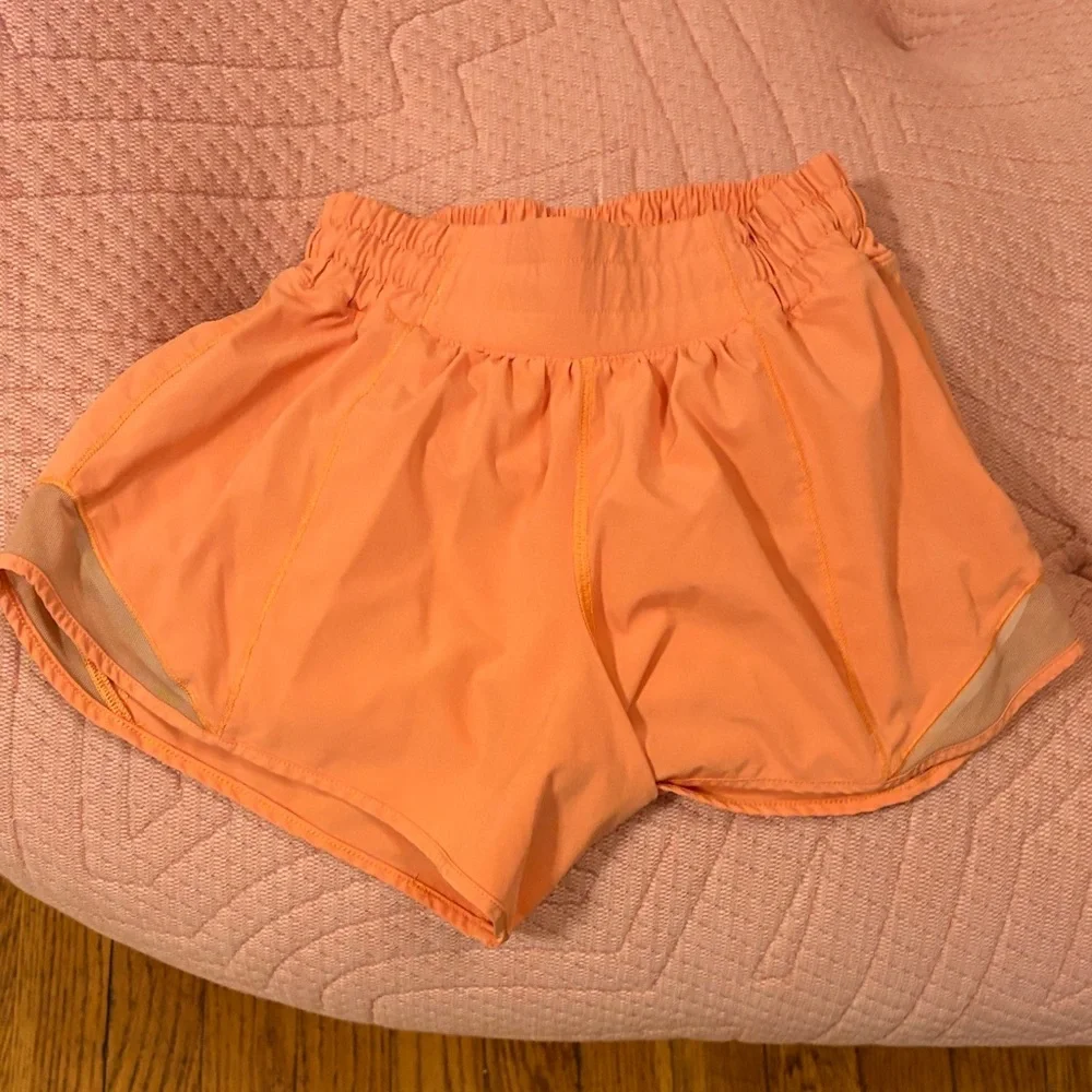 lululemon athletica Peach Athletic Running Shorts